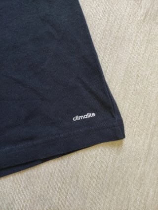 Canotta Adidas donna nera con logo blu XS