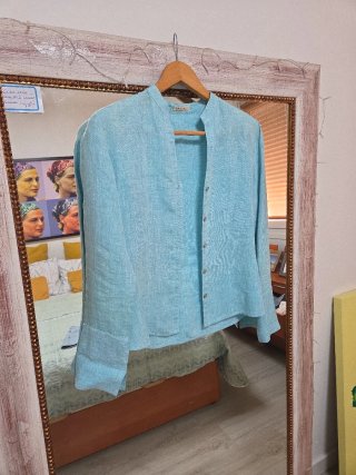 Camisa o cubre camisa talla 38. 100% lino.