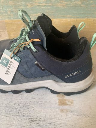 Deportivas grises y turquesa talla 41