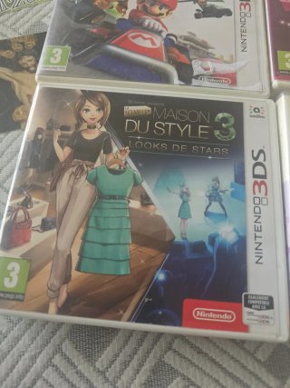 Lote 4 Juegos Nintendo 3DS: Mario Kart, Top Model,