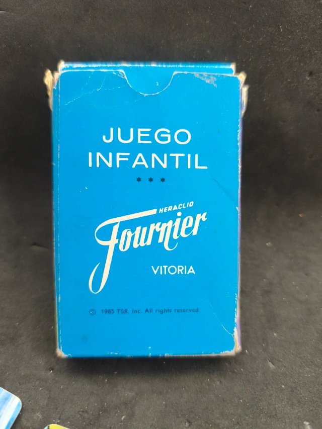Juego Cartas Dragones y Mazmorras Fournier 1985