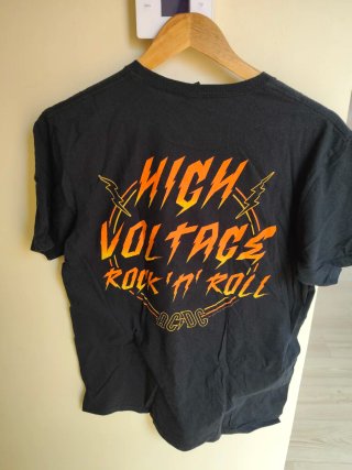 Camiseta AC/DC High Voltage Negra