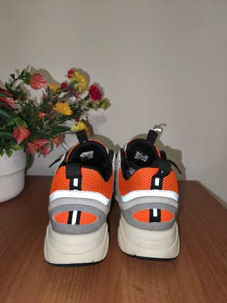 Scarpe Dior B22 Bianche e Arancioni Tg 45