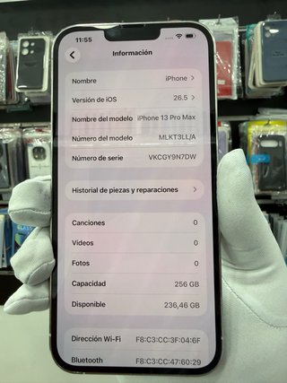 iPhone 13 Pro Max 256GB/100% bat factura garantía
