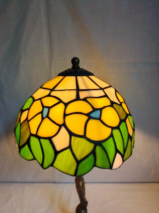 Lampada Tiffany Vetro Metallo