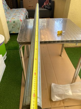 Toldo SIN LONA aluminio Blanco