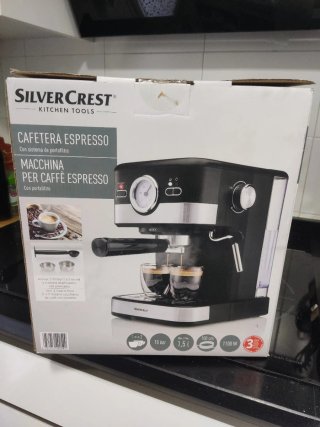 Cafetera Silvercrest Negra