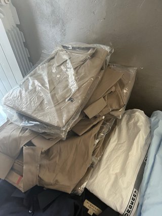 Camicie Burberry Beige e Nere