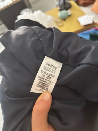 Giacca elegante uomo blu monopetto 44