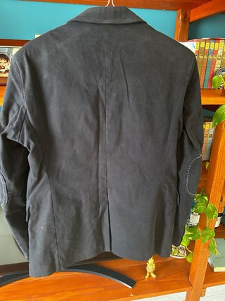 Giacca elegante uomo blu monopetto 44