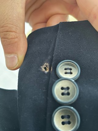 Giacca elegante uomo blu monopetto 44