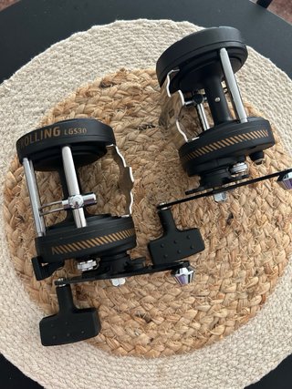 Lote 2 carretes pesca Trolling LG530