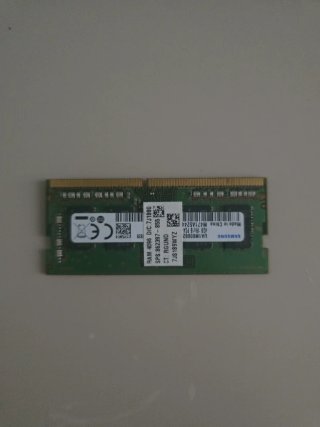 2x Samsung 4GB DDR4 2666MHz SODIMM RAM