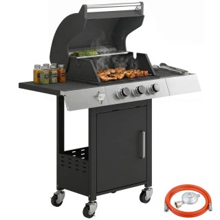 Barbacoa Gas 3 Quemadores 8,1 kW
