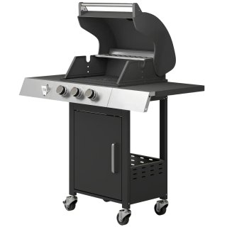 Barbacoa Gas 3 Quemadores 8,1 kW