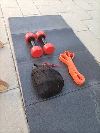 Conjunto de musculación.