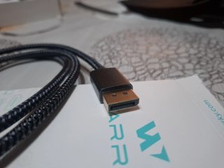 Cable Warrky Displayport a HDMI 4k 1m