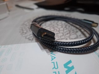 Cable Warrky Displayport a HDMI 4k 1m