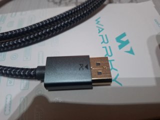 Cable Warrky Displayport a HDMI 4k 1m