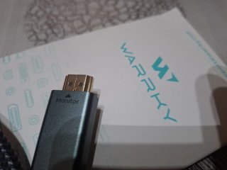 Cable Warrky Displayport a HDMI 4k 1m