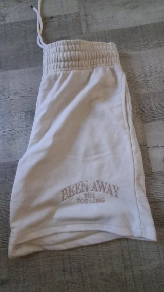 Pantalón chándal blanco mujer