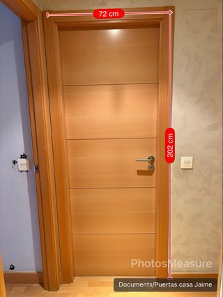Puerta de interior madera 72x202 cm