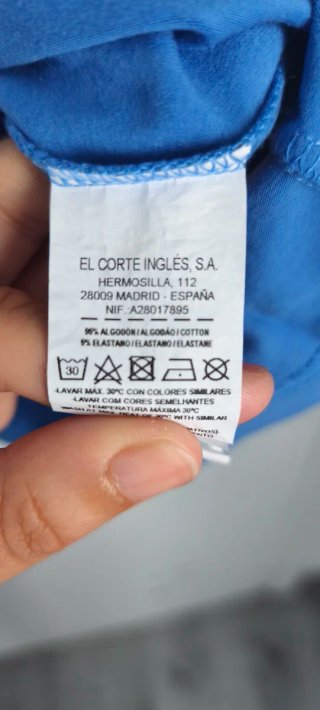 Camiseta azul Lloyd's Talla M
