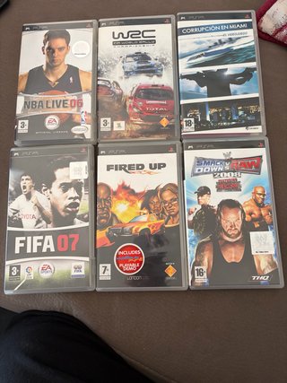 6 Juegos PSP