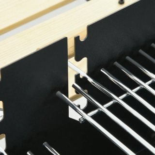 Barbacoa Carbón 113x53.5x82.5cm 2 Parrillas