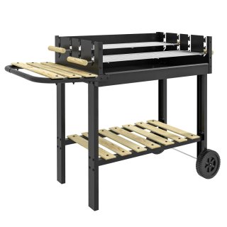Barbacoa Carbón 113x53.5x82.5cm 2 Parrillas