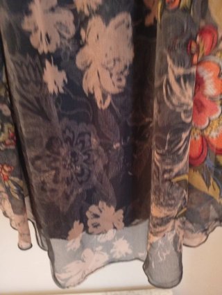 Vestido Desigual Talla M Estampado Floral
