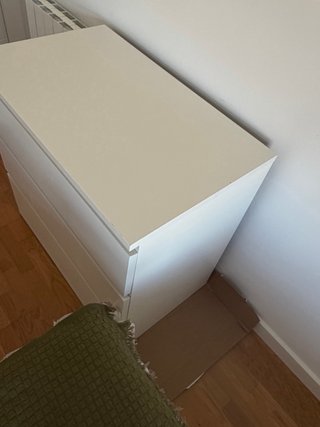 Cómoda Malm Ikea Blanca 80x78x48