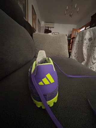 Botas de fútbol Adidas Morado y Verde