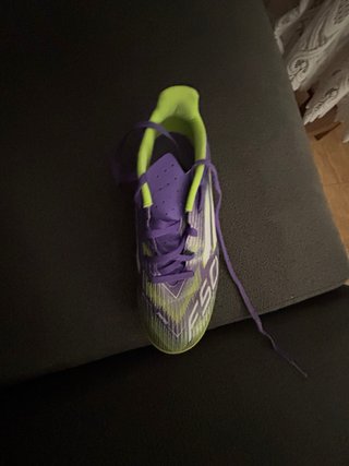 Botas de fútbol Adidas Morado y Verde