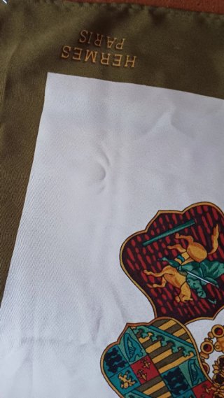Pañuelo Hermès Seda Vintage Multicolor