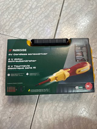 Destornillador Parkside 4V sin cable