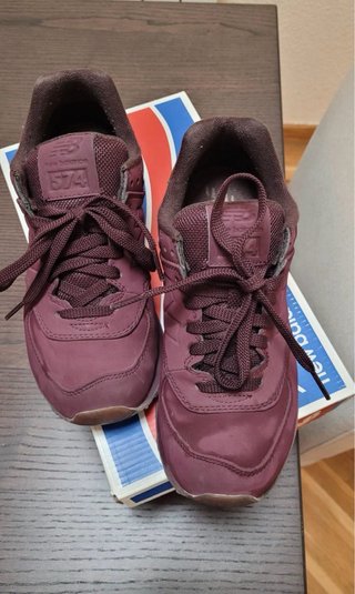 Zapatillas New Balance 574 Mujer Marrón/Morado
