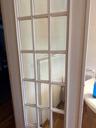 Puerta de cristal con 12 paneles