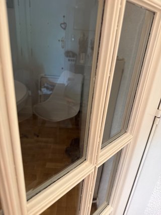 Puerta de cristal con 12 paneles