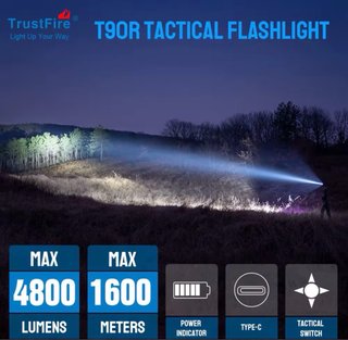 Linterna caza TrustFire T90R