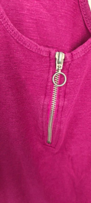 Camiseta nadadora Bershka cremallera M