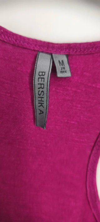 Camiseta nadadora Bershka cremallera M