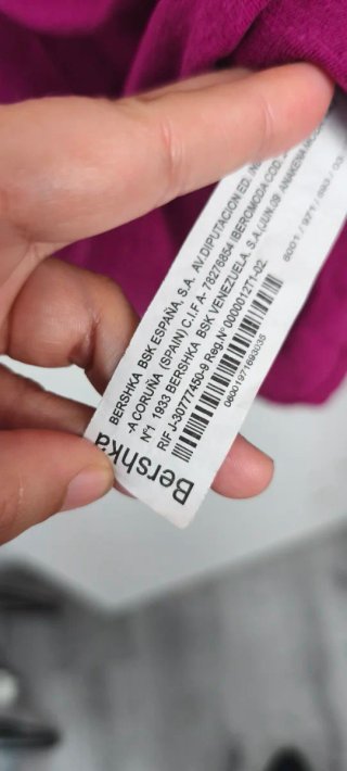 Camiseta nadadora Bershka cremallera M
