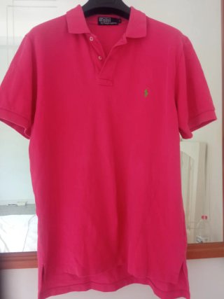 Polo Ralph Lauren Rosa Talla M, da mucha talla ,