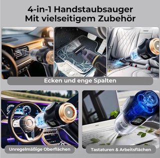 Mini Aspirador Inalámbrico 4 en 1 15000PA