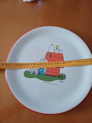 Piatto Decorativo Snoopy Peanuts Vintage 28,5 cm