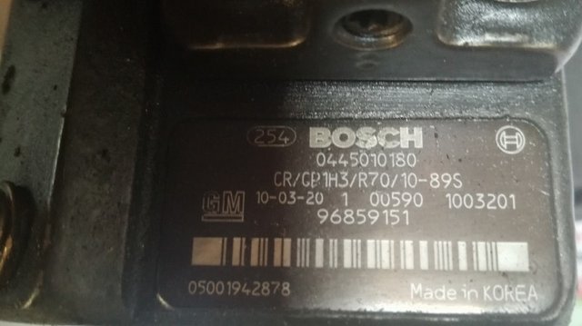 Bomba Inyectora Chevrolet 2.0d 0445010180 96859151