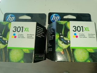 Cartuchos de tinta HP 304XL y 301XL