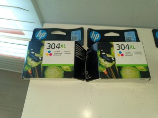 Cartuchos de tinta HP 304XL y 301XL