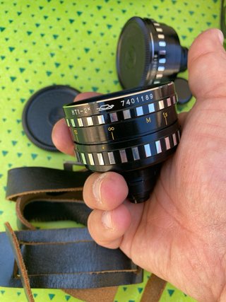 Cinepresa Sovietica Kvarts 2x8S-1M 8mm Completa